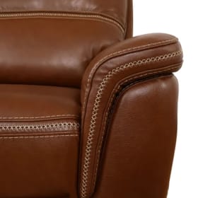 Oliver Leather Dual Recliner w/ Center Adjustable Headrests item