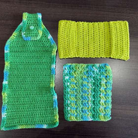 Green/Olive Cozy Crochet Collection item