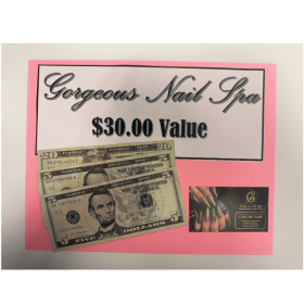 #11 All Things Embroiry/Gorgeous Nail Spa $30 Credit item