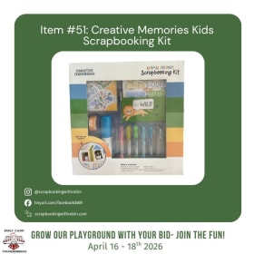 Item #51: Creative Memories Kids Scrapbooking Kit item