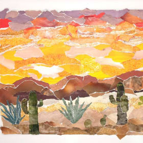 THURS 7/16 - Torn Paper Landscapes item