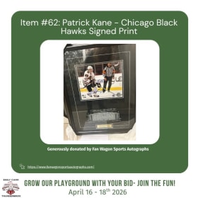Item #62: Patrick Kane - Chicago Blackhawks Signed Print item