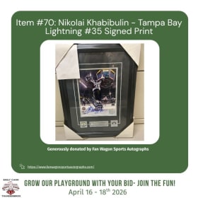 Item #70: Nikolai Khabibulin Signed Print item