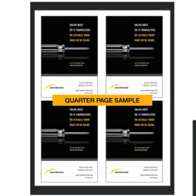 Business Ad - 1/4 page item