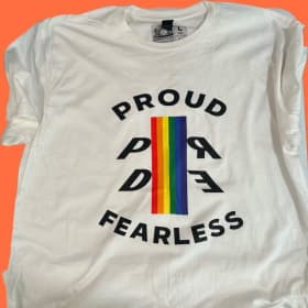 Pride Proud Fearless Large t-shirt item
