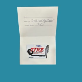 $100 Trail Tire Gift Certificate item