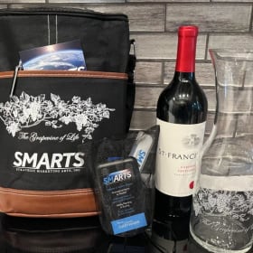 #31- Wine Cooler Bag w/ Wine and Carafe item
