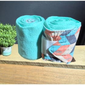 Bandes de polo (set de 2) - Motifs turquoises item