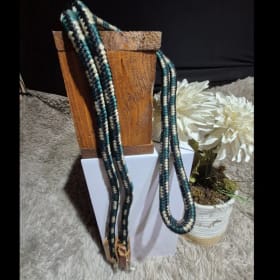 Rênes de barils en nylon - vert et beige item