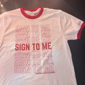 Medium SIGN TO ME T-Shirt (with shipping fees) item
