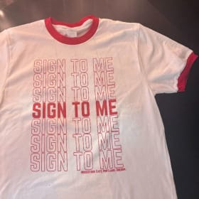 XXLarge SIGN TO ME T-Shirt (with shipping fees) item