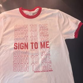 XXXLarge SIGN TO ME T-Shirt (with shipping fees) item