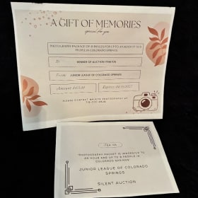 A Gift of Memories - Photography package item