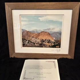 Garden of the Gods — Framed Landscape item