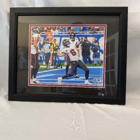 #5- Baker Mayfield Signed and Framed BUCS Photo item