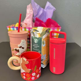 Starbucks Coffee Basket – Pony (Value $80) item