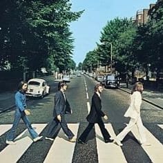 Paul McCartney "Abby Road" Autographed Gold Record item
