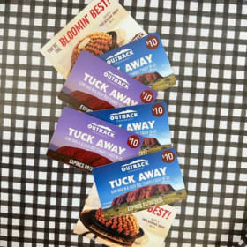 Outback Steakhouse GC. (Value $62.50) item