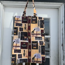 Tanzanian Fabric Tote Bag item