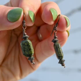 Beaded Necklace & Earrings item