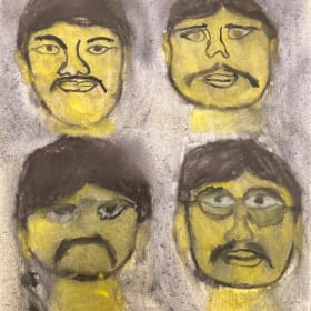 Beatlemania 11 x 14 drawing item