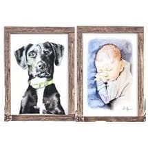 Photo of 8X10 CUSTOM WATERCOLOR
