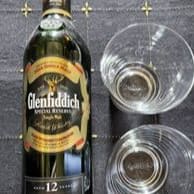 Photo of GLEN FIDDICH - 12 YR HIGHLAND WITH GLASSES