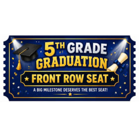 Front row seat to 5th grade graduation - 4 avail item