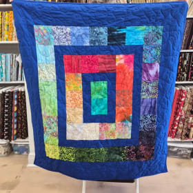 Fair and Square Batiks Quilt item