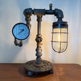 Photo of Custom Industrial Lamp- From Sure Pro Property Inspections