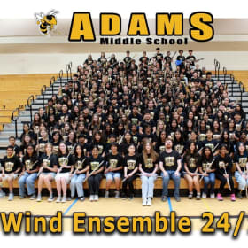 7th/8th Grade WIND ENSEMBLE Group Photo 8x10 PRINT item