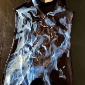 Darkhorse blue and black singlet item
