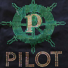 Photo of Glitzy Pilot Short Sleeve T-shirt Adult
