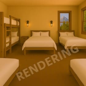 Shared Quad 4-Person Room - Payment Plan Per Person item
