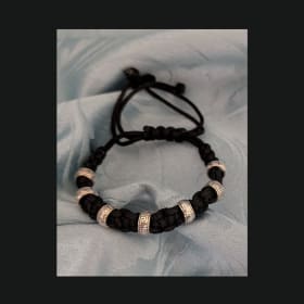 Meander Paracord Bracelet by Charlie Sabbia, Valued at $20 item