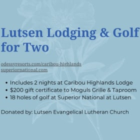 Lutsen Lodging & Golf item