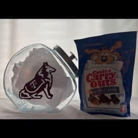 Reveille Dog Treat Jar Gift Set item
