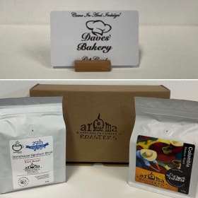 Aroma Coffee & Daves' Bakery - value $62 item