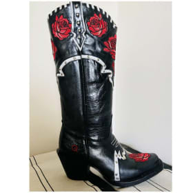 🌹 “Run for the Roses” Custom Leather Boots item