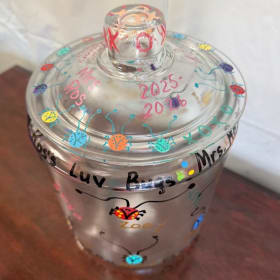 Mrs. Ros's PK-3 Class Project #2-Lovebug Glass Jar item