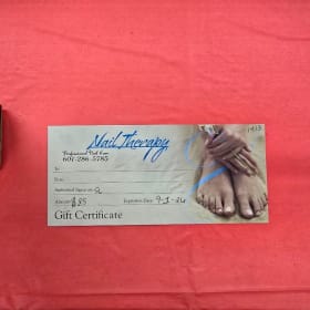 4. Nail Therapy $25 Gift Card item