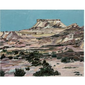 "Dessert Mesa" - acrylic on canvas by Sydell Rothafel item