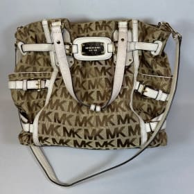 Michael Kors Gansevoort Signature Logo Satchel Bag - GU item