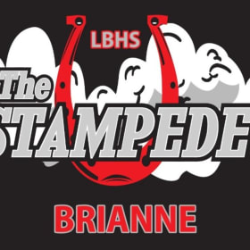 STAMPEDE Yard Sign - Custom with Name item