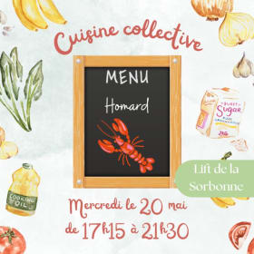 LIFT SORB : Cuisine collective - 20 mai @17h15-21h30 item