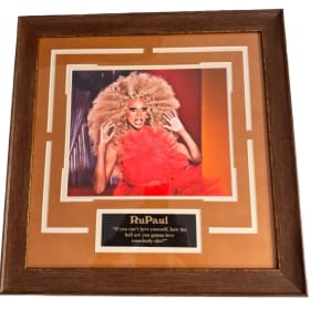 Framed RuPaul Portrait with Iconic Quote item