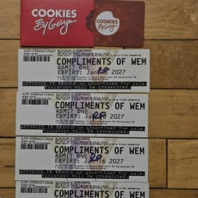 West Edmonton Mall Attractions Passes + Cookies by George item
