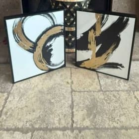 2-Piece Abstract Art item