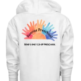 Adult Zip-Up Hoodie - White Medium item