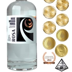 2 Bottles - Rose Infused Vodka by Rosa item